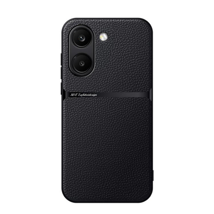 Funda para teléfono de piel de lichi con cobertura total magnética y resistente a los golpes, For Redmi Turbo 5 Max 5G / Poco X8 Pro Max 5G, For Redmi Turbo 5 5G / Poco X8 Pro 5G, For Redmi Note 15 Pro+ 5G 163.3mm / Poco M8 Pro 5G                      ...