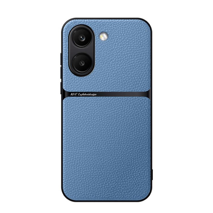 Funda para teléfono de piel de lichi con cobertura total magnética y resistente a los golpes, For Redmi Turbo 5 Max 5G / Poco X8 Pro Max 5G, For Redmi Turbo 5 5G / Poco X8 Pro 5G, For Redmi Note 15 Pro+ 5G 163.3mm / Poco M8 Pro 5G                      ...