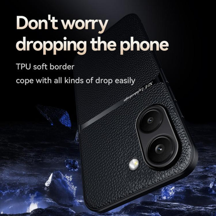 Funda para teléfono de piel de lichi con cobertura total magnética y resistente a los golpes, For Redmi Turbo 5 Max 5G / Poco X8 Pro Max 5G, For Redmi Turbo 5 5G / Poco X8 Pro 5G, For Redmi Note 15 Pro+ 5G 163.3mm / Poco M8 Pro 5G                      ...