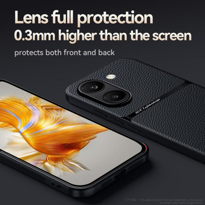Funda para teléfono de piel de lichi con cobertura total magnética y resistente a los golpes, For Redmi Turbo 5 Max 5G / Poco X8 Pro Max 5G, For Redmi Turbo 5 5G / Poco X8 Pro 5G, For Redmi Note 15 Pro+ 5G 163.3mm / Poco M8 Pro 5G                      ...