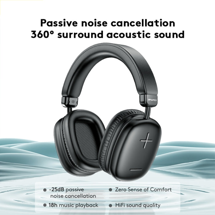 Auriculares estéreo inalámbricos Bluetooth V5.4 de alta fidelidad awei AT6