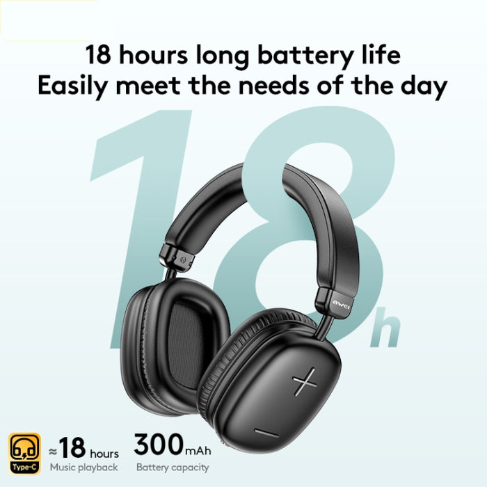 Auriculares estéreo inalámbricos Bluetooth V5.4 de alta fidelidad awei AT6