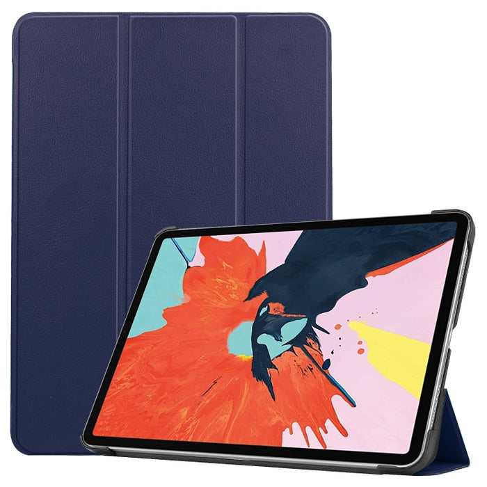 Para iPad Air 2020 10.8 Custer Texture Funda de cuero con tapa horizontal con tres soportes plegables y función de reposo / activación