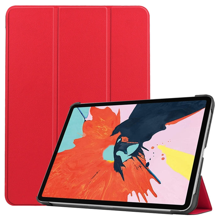 Para iPad Air 2020 10.8 Custer Texture Funda de cuero con tapa horizontal con tres soportes plegables y función de reposo / activación