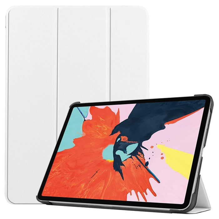 Para iPad Air 2020 10.8 Custer Texture Funda de cuero con tapa horizontal con tres soportes plegables y función de reposo / activación