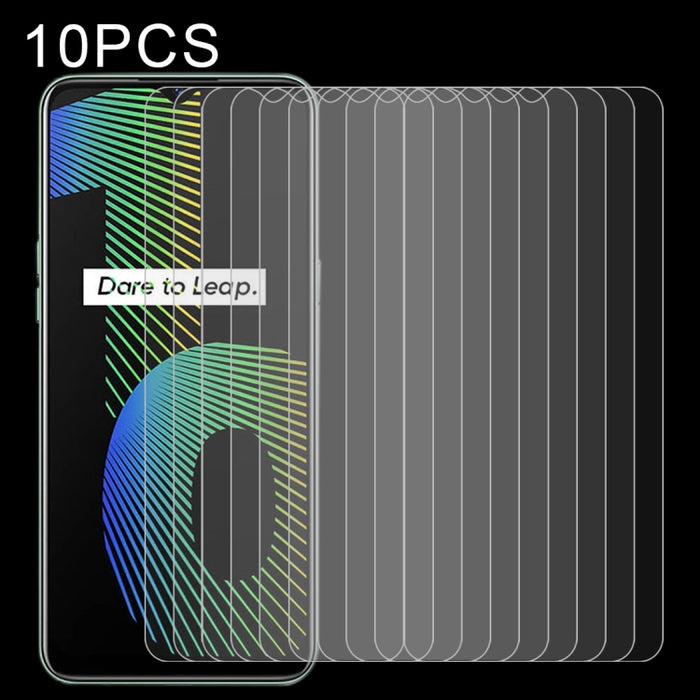 10 PCS 0.26mm 9H 2.5D Película de vidrio templado, For OPPO Realme Narzo 10, For OPPO Realme Narzo 10A, For Xiaomi Mi 10 Lite Zoom