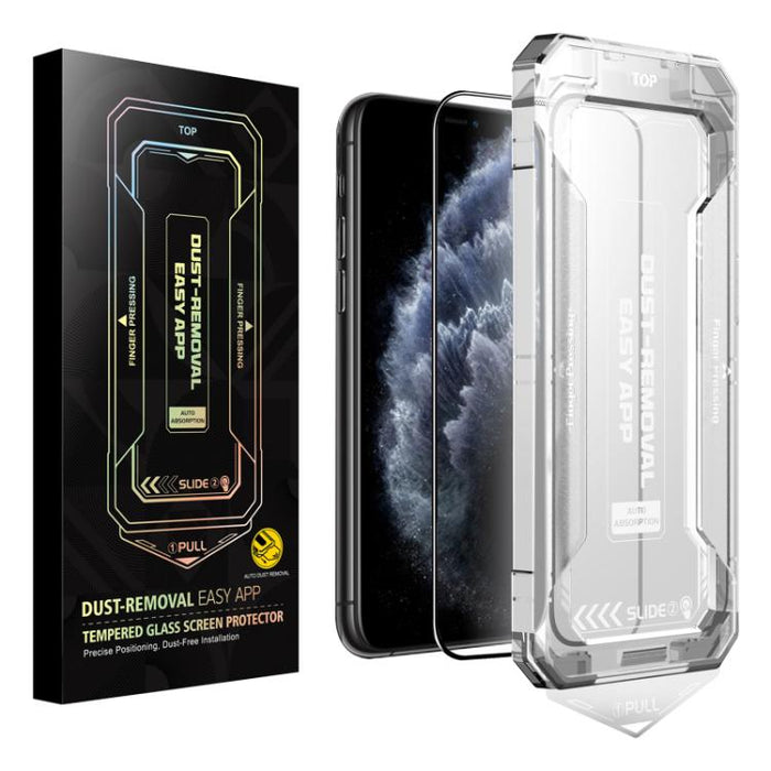 Película de vidrio templado HD de fácil instalación, For iPhone 17e / 16e / 14 / 13 Pro / 13, For iPhone 17 Pro Max, For iPhone 17 Pro, For iPhone 17 / 16 Pro, For iPhone Air, For iPhone 16 Pro Max, For iPhone 16 Plus / 15 Plus, For iPhone 16 / 15     ...