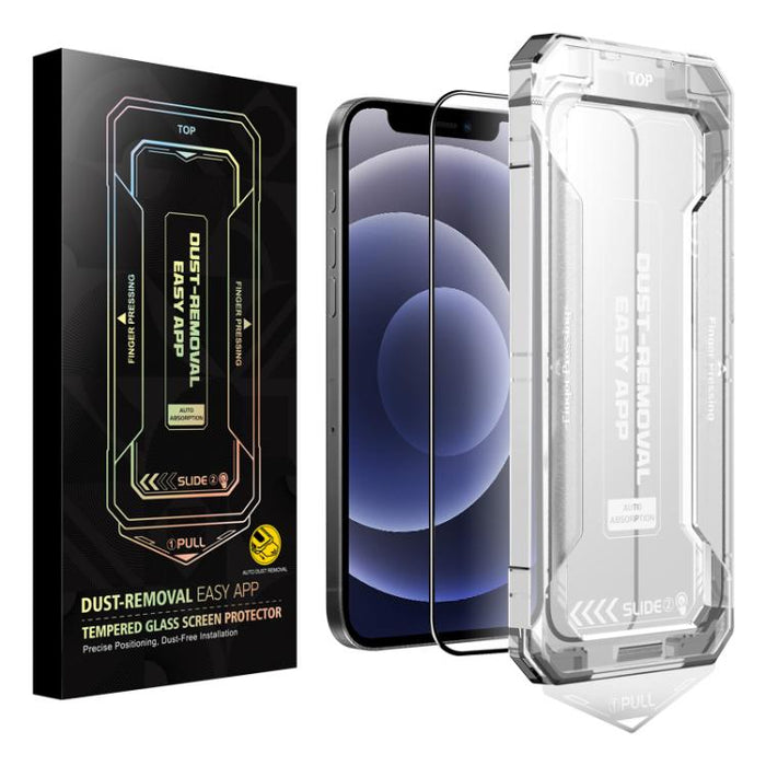 Película de vidrio templado HD de fácil instalación, For iPhone 17e / 16e / 14 / 13 Pro / 13, For iPhone 17 Pro Max, For iPhone 17 Pro, For iPhone 17 / 16 Pro, For iPhone Air, For iPhone 16 Pro Max, For iPhone 16 Plus / 15 Plus, For iPhone 16 / 15     ...