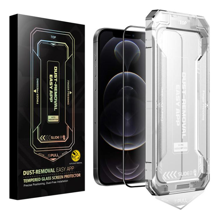 Película de vidrio templado HD de fácil instalación, For iPhone 17e / 16e / 14 / 13 Pro / 13, For iPhone 17 Pro Max, For iPhone 17 Pro, For iPhone 17 / 16 Pro, For iPhone Air, For iPhone 16 Pro Max, For iPhone 16 Plus / 15 Plus, For iPhone 16 / 15     ...
