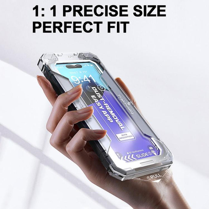 Película de vidrio templado HD de fácil instalación, For iPhone 17e / 16e / 14 / 13 Pro / 13, For iPhone 17 Pro Max, For iPhone 17 Pro, For iPhone 17 / 16 Pro, For iPhone Air, For iPhone 16 Pro Max, For iPhone 16 Plus / 15 Plus, For iPhone 16 / 15     ...