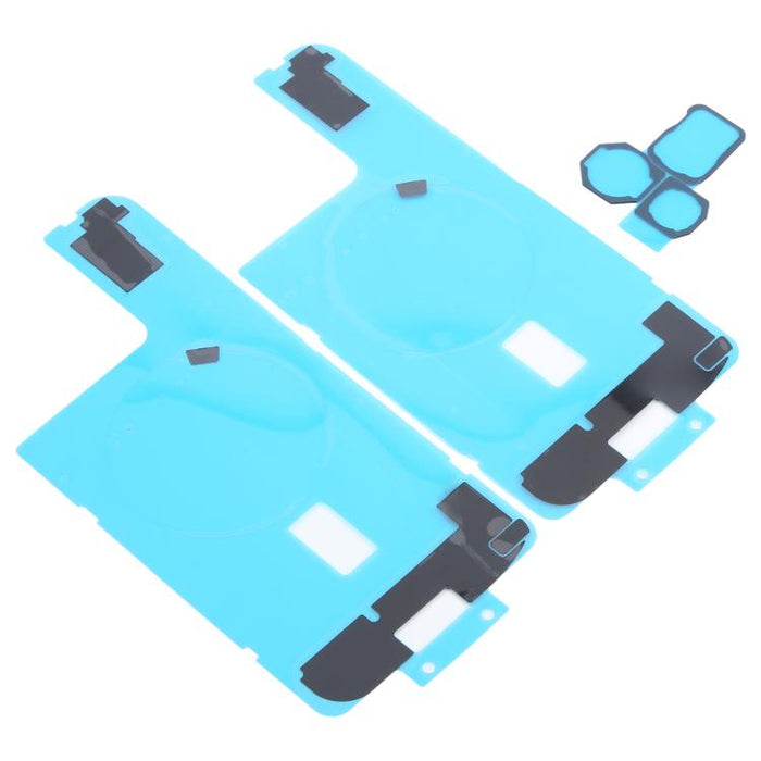 10 piezas de pegatinas negras para disipador de calor de la cubierta trasera con almohadillas de esponja para cámara trasera, For iPhone 16 Pro Max, For iPhone 16 Pro, For iPhone 16 Plus, For iPhone 16