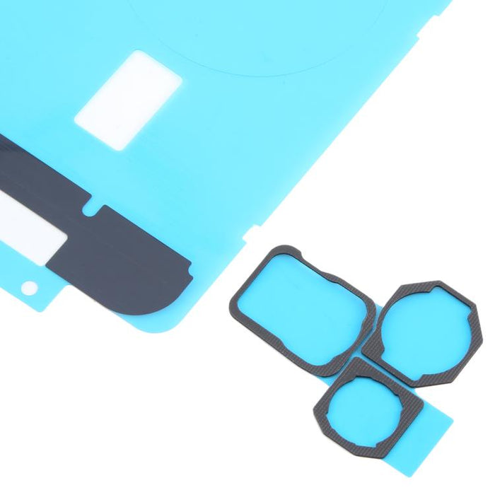 10 piezas de pegatinas negras para disipador de calor de la cubierta trasera con almohadillas de esponja para cámara trasera, For iPhone 16 Pro Max, For iPhone 16 Pro, For iPhone 16 Plus, For iPhone 16