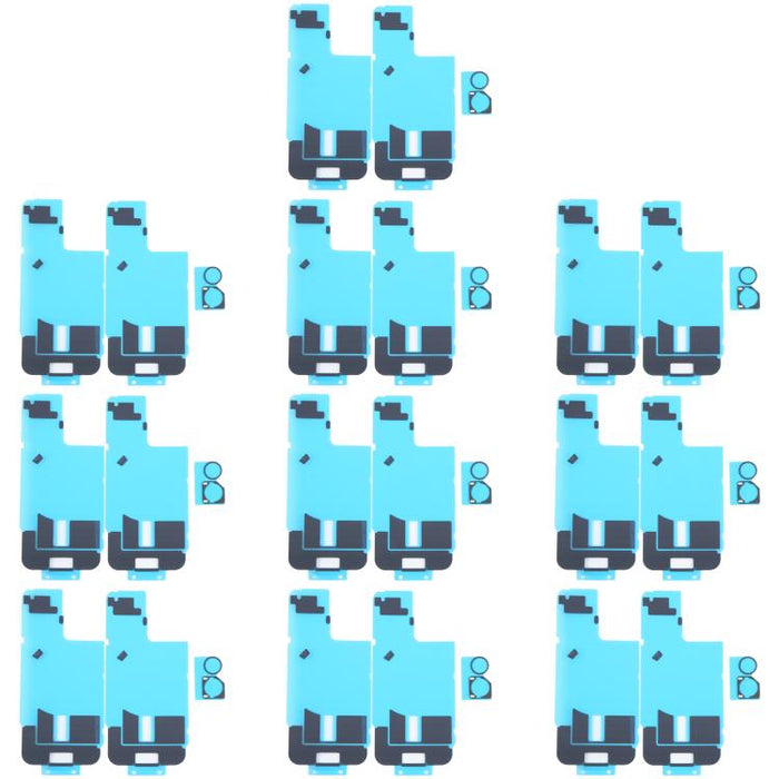 10 piezas de pegatinas negras para disipador de calor de la cubierta trasera con almohadillas de esponja para cámara trasera, For iPhone 16 Pro Max, For iPhone 16 Pro, For iPhone 16 Plus, For iPhone 16