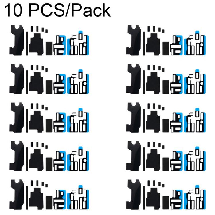 10 juegos de pegatinas para disipador de calor de placa base + almohadillas de espuma de esponja FPC, For iPhone 16 Pro Max, For iPhone 16 Pro, For iPhone 16 Plus, For iPhone 16