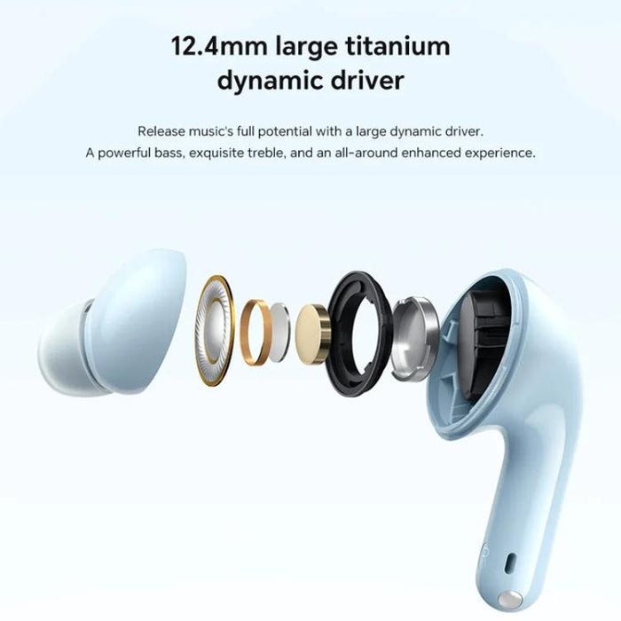 Auriculares inalámbricos Bluetooth con llamadas IA y micrófono dual de Xiaomi Redmi Buds 6 Lite