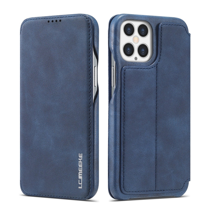 LC.IMEEKE Hon Ancient Series Estuche de cuero con tapa horizontal con soporte y ranura para tarjeta, For iPhone 12 mini, For iPhone 12 / 12 Pro, For iPhone 12 Pro Max