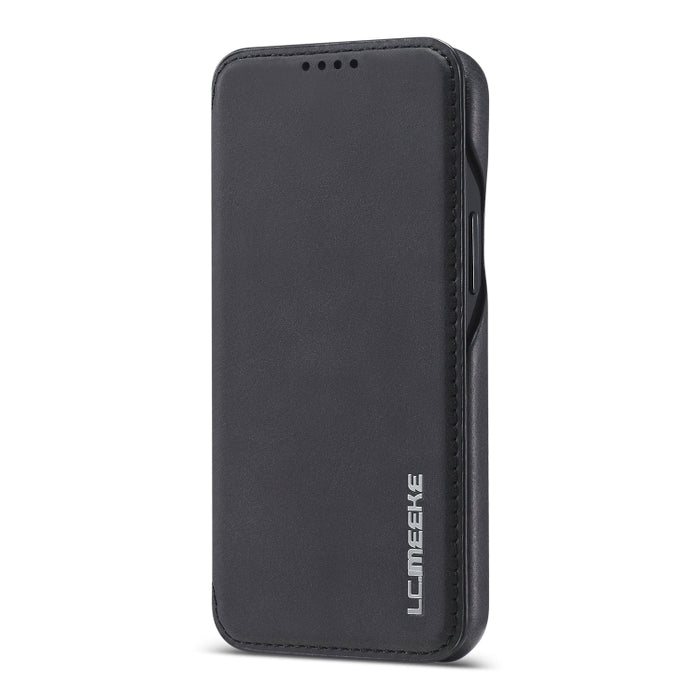 LC.IMEEKE Hon Ancient Series Estuche de cuero con tapa horizontal con soporte y ranura para tarjeta, For iPhone 12 mini, For iPhone 12 / 12 Pro, For iPhone 12 Pro Max