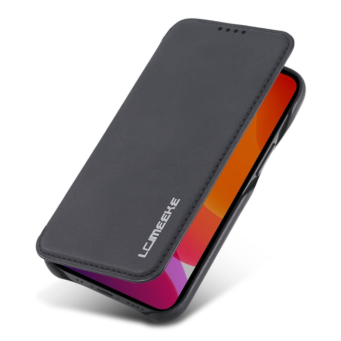 LC.IMEEKE Hon Ancient Series Estuche de cuero con tapa horizontal con soporte y ranura para tarjeta, For iPhone 12 mini, For iPhone 12 / 12 Pro, For iPhone 12 Pro Max