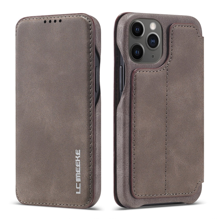 LC.IMEEKE Hon Ancient Series Estuche de cuero con tapa horizontal con soporte y ranura para tarjeta, For iPhone 12 mini, For iPhone 12 / 12 Pro, For iPhone 12 Pro Max