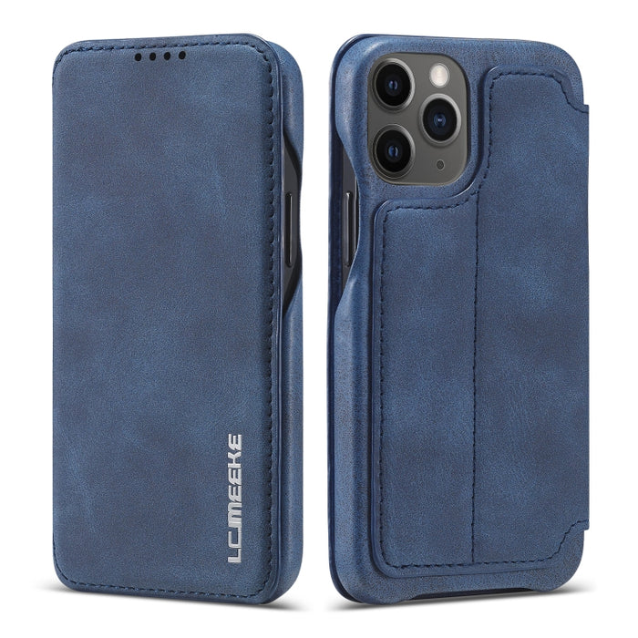 LC.IMEEKE Hon Ancient Series Estuche de cuero con tapa horizontal con soporte y ranura para tarjeta, For iPhone 12 mini, For iPhone 12 / 12 Pro, For iPhone 12 Pro Max