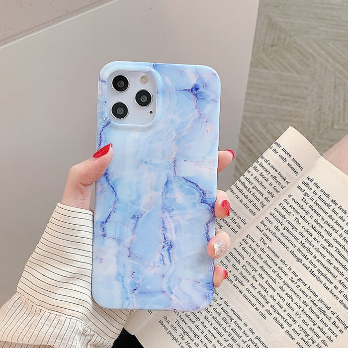 Estuche protector de TPU suave con patrón de mármol