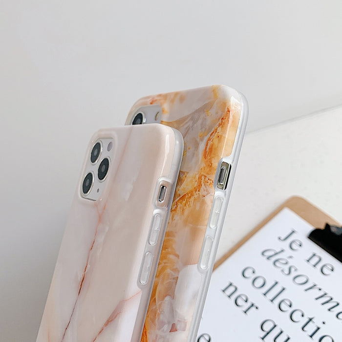 Estuche protector de TPU suave con patrón de mármol