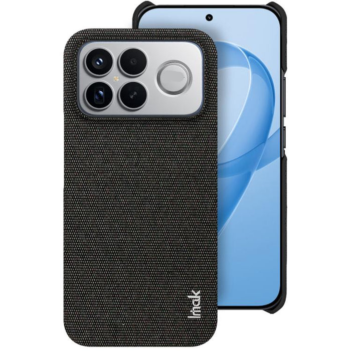 Funda para teléfono de poliuretano y policarbonato con textura de tela de la serie Ruiyi de imak, For Redmi Turbo5 Max/Poco X8 Pro Max 5G, For Redmi Turbo5 5G / Poco X8 Pro 5G, For Redmi Note 15 Pro+ 5G Global 163.3mm, For Redmi Note 15 5G Global 164mm...