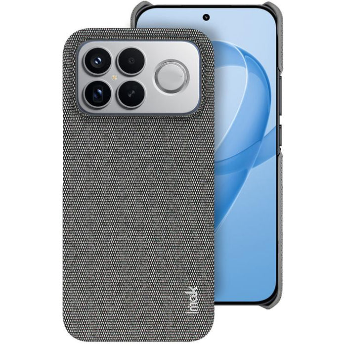 Funda para teléfono de poliuretano y policarbonato con textura de tela de la serie Ruiyi de imak, For Redmi Turbo5 Max/Poco X8 Pro Max 5G, For Redmi Turbo5 5G / Poco X8 Pro 5G, For Redmi Note 15 Pro+ 5G Global 163.3mm, For Redmi Note 15 5G Global 164mm...