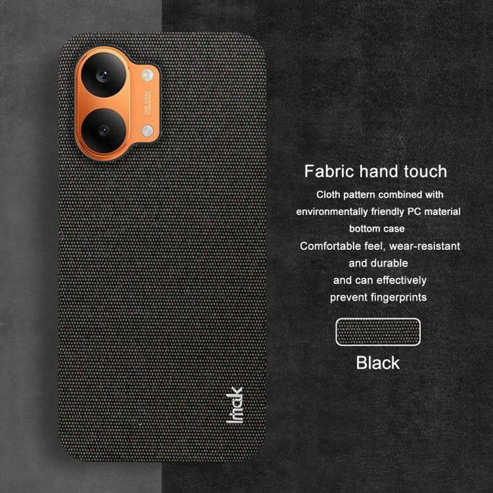 Funda para teléfono de poliuretano y policarbonato con textura de tela de la serie Ruiyi de imak, For Redmi Turbo5 Max/Poco X8 Pro Max 5G, For Redmi Turbo5 5G / Poco X8 Pro 5G, For Redmi Note 15 Pro+ 5G Global 163.3mm, For Redmi Note 15 5G Global 164mm...