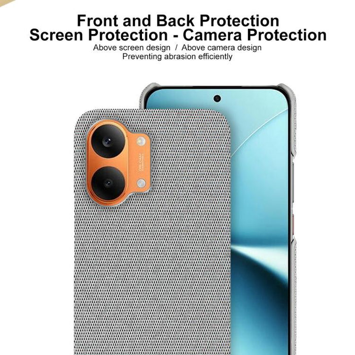 Funda para teléfono de poliuretano y policarbonato con textura de tela de la serie Ruiyi de imak, For Redmi Turbo5 Max/Poco X8 Pro Max 5G, For Redmi Turbo5 5G / Poco X8 Pro 5G, For Redmi Note 15 Pro+ 5G Global 163.3mm, For Redmi Note 15 5G Global 164mm...