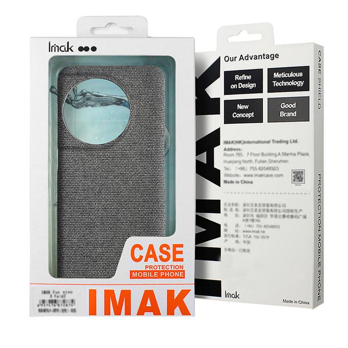 Funda para teléfono de poliuretano y policarbonato con textura de tela de la serie Ruiyi de imak, For Redmi Turbo5 Max/Poco X8 Pro Max 5G, For Redmi Turbo5 5G / Poco X8 Pro 5G, For Redmi Note 15 Pro+ 5G Global 163.3mm, For Redmi Note 15 5G Global 164mm...