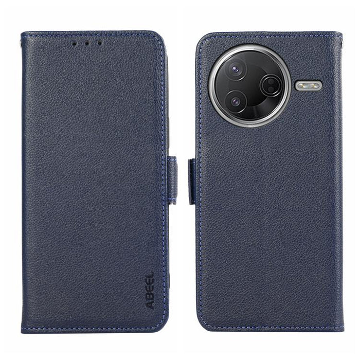 Funda para teléfono RFID de cuero con patrón de lichi y imán lateral ABEEL, For Xiaomi 17T Pro 5G, For Xiaomi 17T 5G, For Xiaomi 17 Pro Max, For Xiaomi 17 Pro, For Xiaomi 17, For Xiaomi 15T Pro 5G, For Xiaomi 15T 5G, For Xiaomi Poco F7 Pro / F7 Ultra  ...