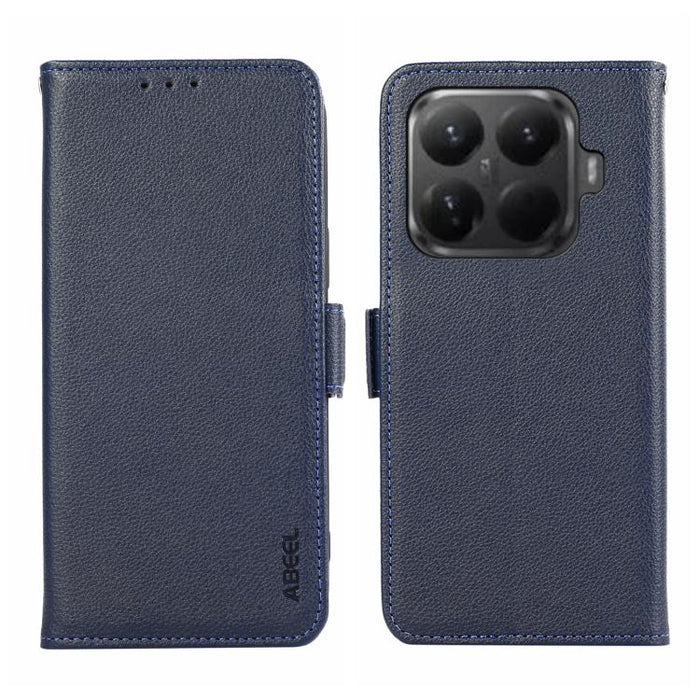 Funda para teléfono RFID de cuero con patrón de lichi y imán lateral ABEEL, For Xiaomi 17T Pro 5G, For Xiaomi 17T 5G, For Xiaomi 17 Pro Max, For Xiaomi 17 Pro, For Xiaomi 17, For Xiaomi 15T Pro 5G, For Xiaomi 15T 5G, For Xiaomi Poco F7 Pro / F7 Ultra  ...