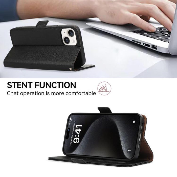 Funda para teléfono RFID de cuero con patrón de lichi y imán lateral ABEEL, For Xiaomi 17T Pro 5G, For Xiaomi 17T 5G, For Xiaomi 17 Pro Max, For Xiaomi 17 Pro, For Xiaomi 17, For Xiaomi 15T Pro 5G, For Xiaomi 15T 5G, For Xiaomi Poco F7 Pro / F7 Ultra  ...