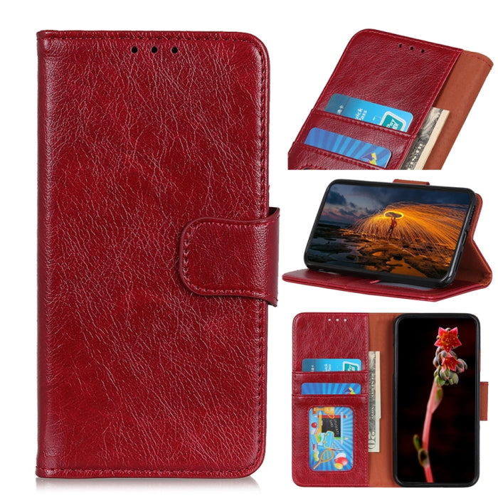 Estuche de cuero con tapa horizontal con textura de napa con soporte y ranuras para tarjetas y billetera, For Xiaomi Redmi Note 9 Pro / Note 9 Pro Max, For Xiaomi Redmi 9, For Xiaomi Redmi 9A, For Xiaomi Redmi 9C, For Xiaomi Redmi 10X 5G / 10X Pro 5G  ...