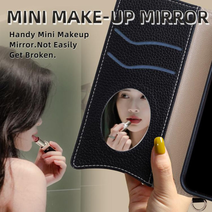 Funda para teléfono de piel de lichi con forma de cola de pez y cadena cruzada, For Xiaomi 17 Pro Max, For Xiaomi 17 Pro, For Xiaomi 17, For Xiaomi Civi 5 Pro, For Xiaomi 15 Ultra, For Xiaomi 14