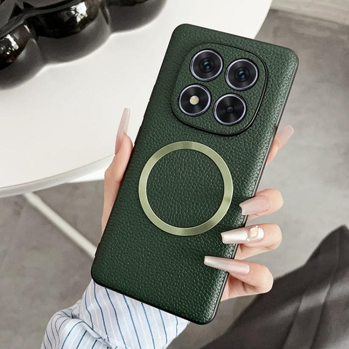Funda magnética para teléfono CD Magsafe con textura de lichi, For Redmi Turbo 5 Max / Poco X8 Pro Max 5G, For Redmi Note 14 Pro 4G, For Redmi Note 14 Pro 5G