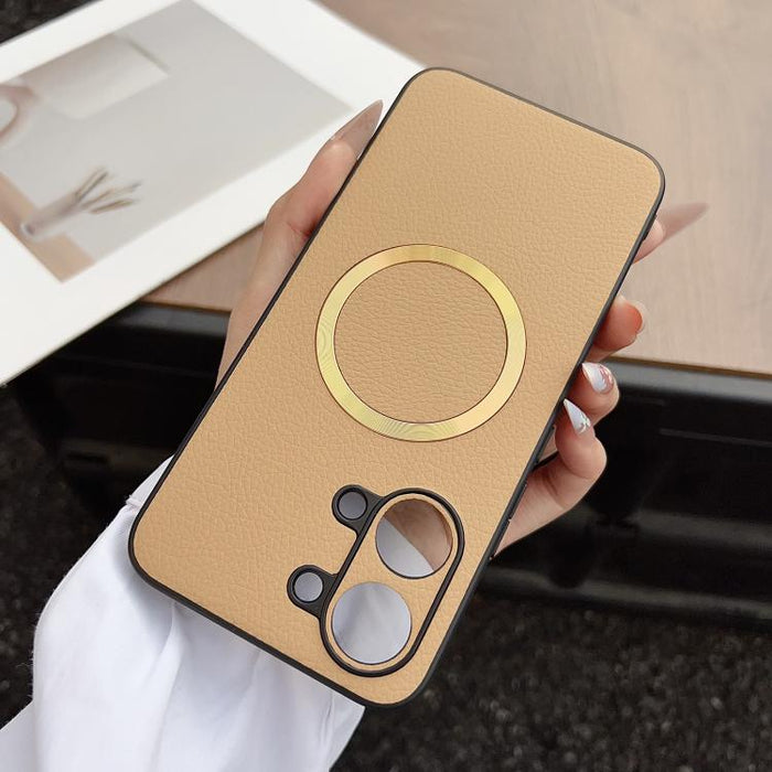 Funda magnética para teléfono CD Magsafe con textura de lichi, For Redmi Turbo 5 Max / Poco X8 Pro Max 5G, For Redmi Note 14 Pro 4G, For Redmi Note 14 Pro 5G