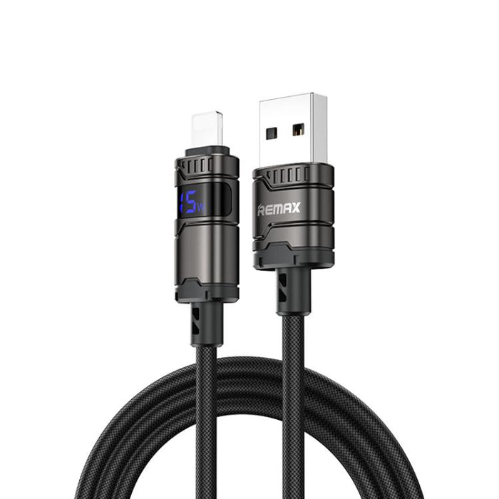Cable de datos REMAX C01-AL 3A USB a nailon trenzado de 8 pines, longitud: 1,2 m, USB to 8 Pin