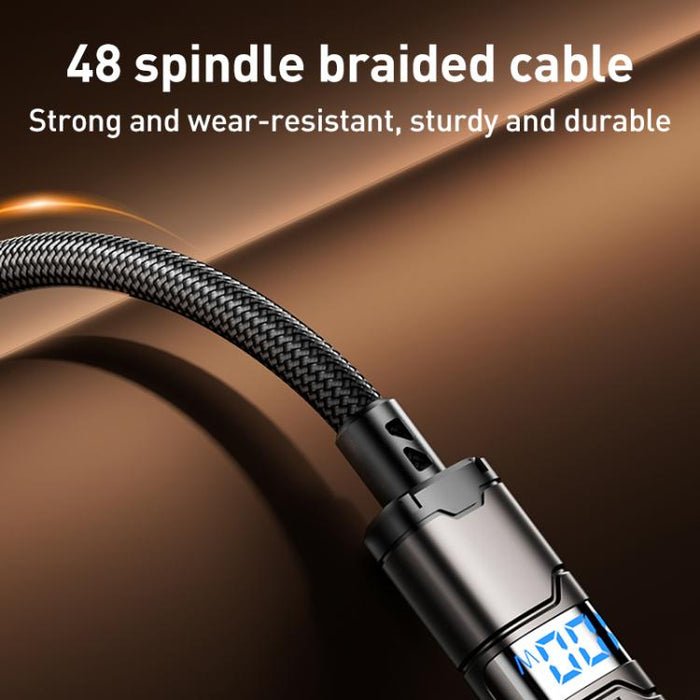 Cable de datos REMAX C01-AL 3A USB a nailon trenzado de 8 pines, longitud: 1,2 m, USB to 8 Pin