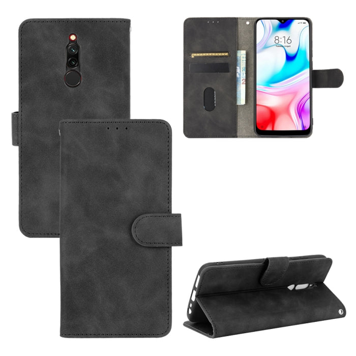 Funda de piel sintética con textura de piel de becerro con tapa horizontal y hebilla magnética con soporte, ranuras para tarjetas y cartera, For Xiaomi Black Shark 3, For Xiaomi Redmi 9C, For Xiaomi Redmi 8A, For Xiaomi Redmi 8, For Xiaomi Redmi 9A    ...