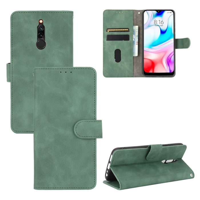 Funda de piel sintética con textura de piel de becerro con tapa horizontal y hebilla magnética con soporte, ranuras para tarjetas y cartera, For Xiaomi Black Shark 3, For Xiaomi Redmi 9C, For Xiaomi Redmi 8A, For Xiaomi Redmi 8, For Xiaomi Redmi 9A    ...