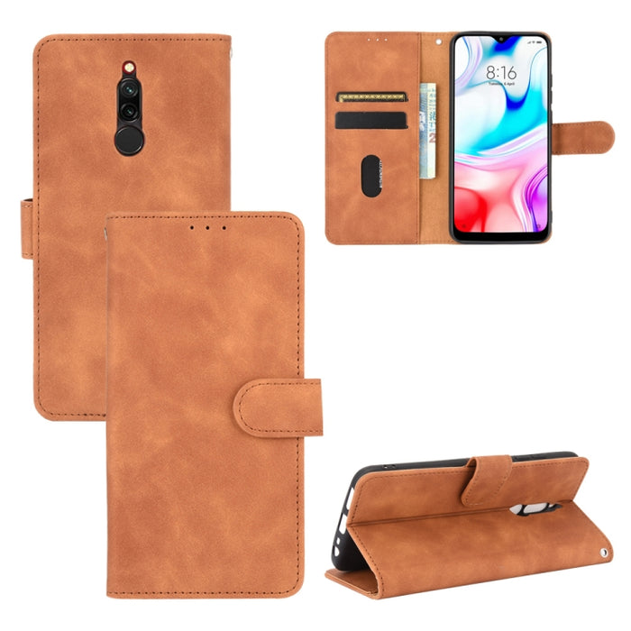 Funda de piel sintética con textura de piel de becerro con tapa horizontal y hebilla magnética con soporte, ranuras para tarjetas y cartera, For Xiaomi Black Shark 3, For Xiaomi Redmi 9C, For Xiaomi Redmi 8A, For Xiaomi Redmi 8, For Xiaomi Redmi 9A    ...