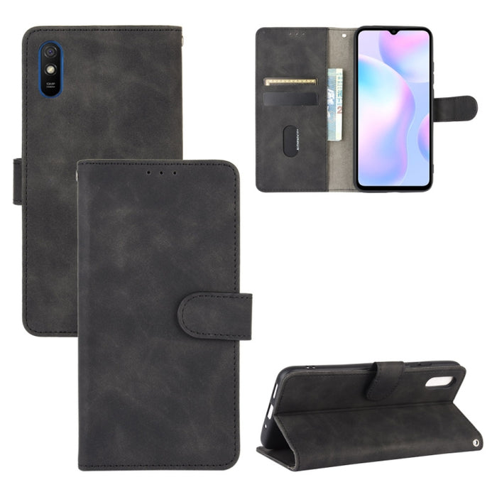 Funda de piel sintética con textura de piel de becerro con tapa horizontal y hebilla magnética con soporte, ranuras para tarjetas y cartera, For Xiaomi Black Shark 3, For Xiaomi Redmi 9C, For Xiaomi Redmi 8A, For Xiaomi Redmi 8, For Xiaomi Redmi 9A    ...