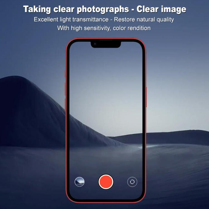 Película de lente de cristal para cámara trasera integrada de alta definición IMAK, diseño de ojo negro, For iPhone 16e / 17e, For iPhone 17 Pro Max, For iPhone 17 Pro, For iPhone 17, For iPhone Air