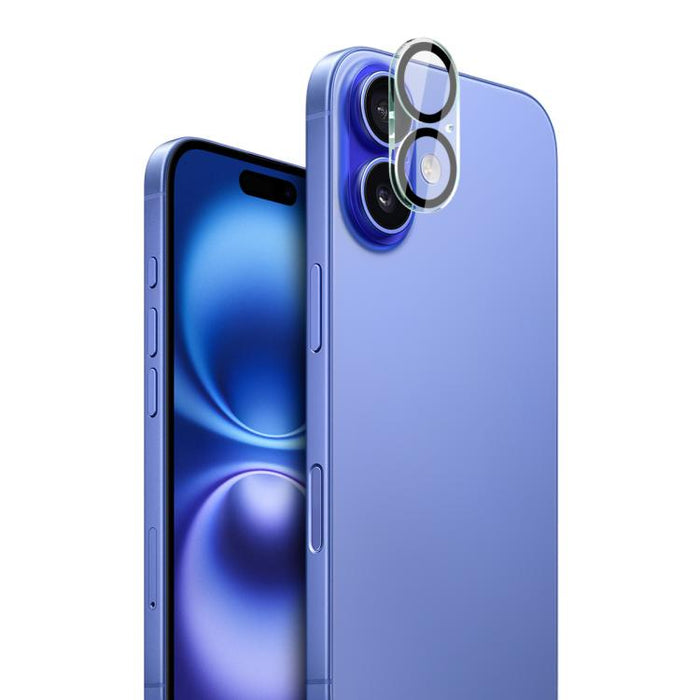 Película de lente de cristal para cámara trasera integrada de alta definición IMAK, diseño de ojo negro, For iPhone 16e / 17e, For iPhone 17 Pro Max, For iPhone 17 Pro, For iPhone 17, For iPhone Air