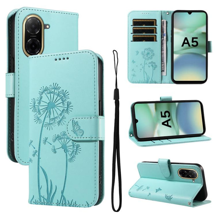 Funda de cuero con tapa para teléfono con estampado de diente de león en relieve, For Redmi K90 Pro Max/Poco F8 Ultra, For Redmi K90/Poco F8 Pro, For Redmi 15C 5G / 4G EU 173mm, For Redmi 15 5G Global/15 4G SEA 169.5mm, For Redmi 15 5G / 4G EU 171mm   ...