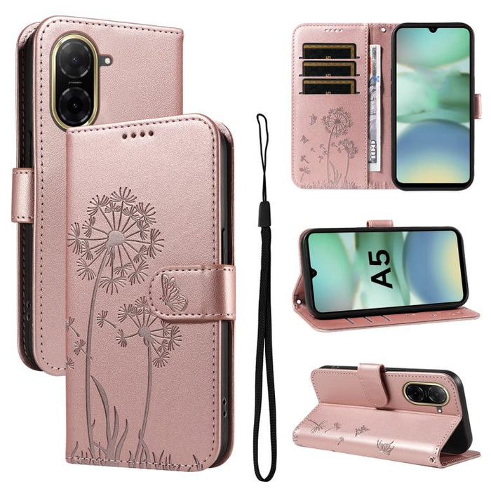 Funda de cuero con tapa para teléfono con estampado de diente de león en relieve, For Redmi K90 Pro Max/Poco F8 Ultra, For Redmi K90/Poco F8 Pro, For Redmi 15C 5G / 4G EU 173mm, For Redmi 15 5G Global/15 4G SEA 169.5mm, For Redmi 15 5G / 4G EU 171mm   ...