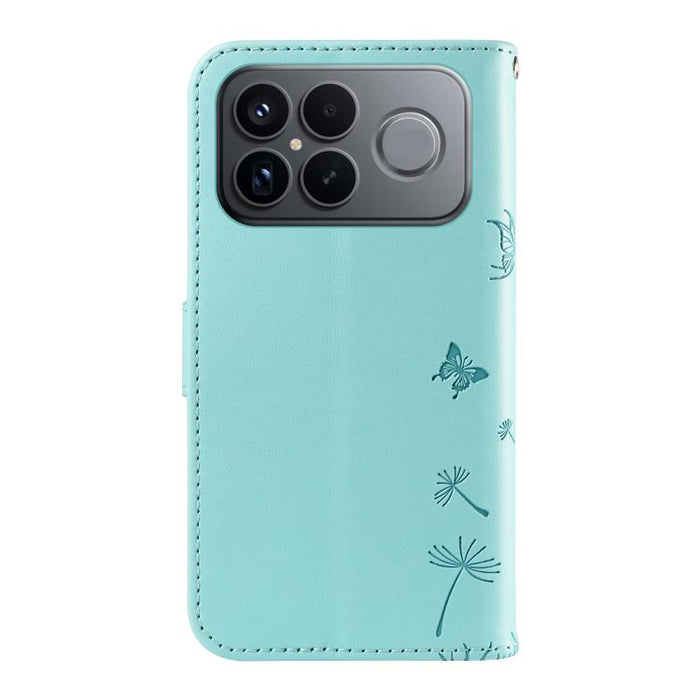 Funda de cuero con tapa para teléfono con estampado de diente de león en relieve, For Redmi K90 Pro Max/Poco F8 Ultra, For Redmi K90/Poco F8 Pro, For Redmi 15C 5G / 4G EU 173mm, For Redmi 15 5G Global/15 4G SEA 169.5mm, For Redmi 15 5G / 4G EU 171mm   ...