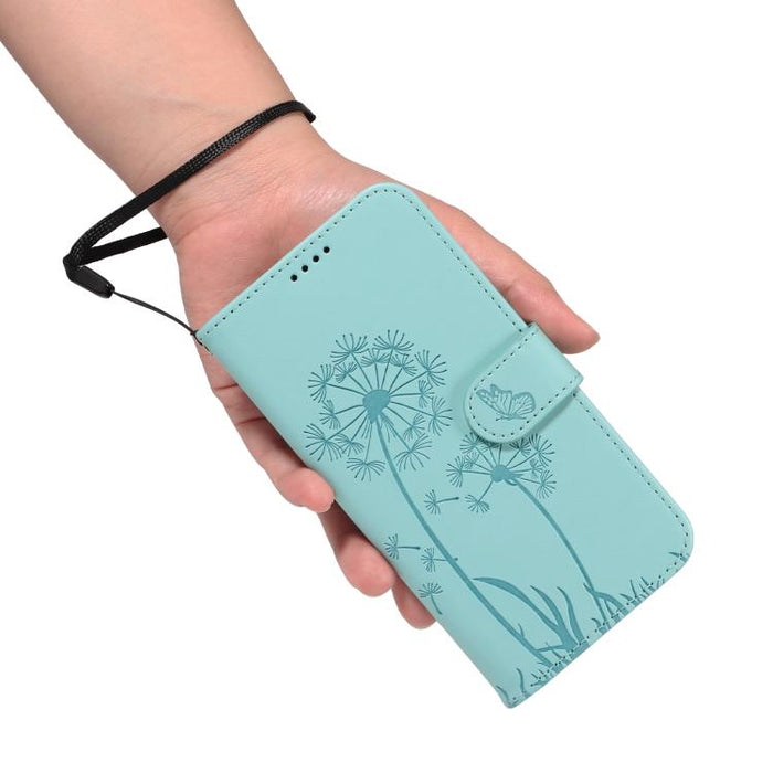 Funda de cuero con tapa para teléfono con estampado de diente de león en relieve, For Redmi K90 Pro Max/Poco F8 Ultra, For Redmi K90/Poco F8 Pro, For Redmi 15C 5G / 4G EU 173mm, For Redmi 15 5G Global/15 4G SEA 169.5mm, For Redmi 15 5G / 4G EU 171mm   ...